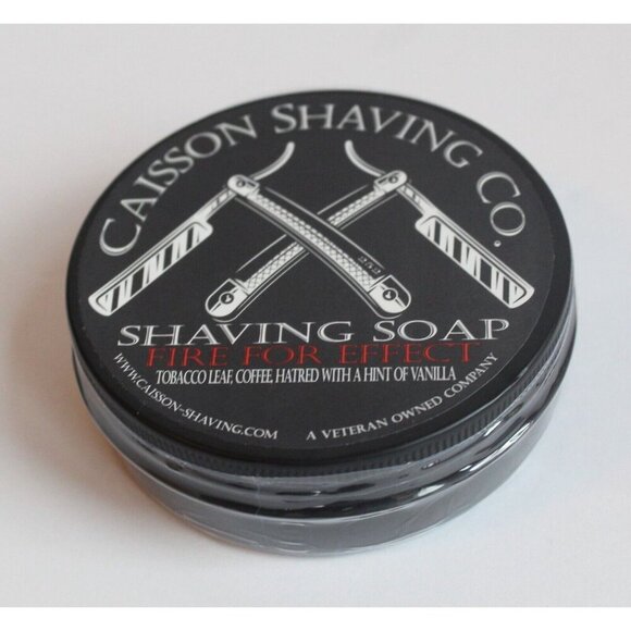 Caisson Shaving Co. Shaving Soap Fire for Effect Soap New Sealed 4oz. Tin - Picture 2 of 6
